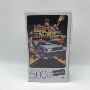 Back To The Future II Blockbuster 500 pcs VHS Case Puzzle Collectible Game